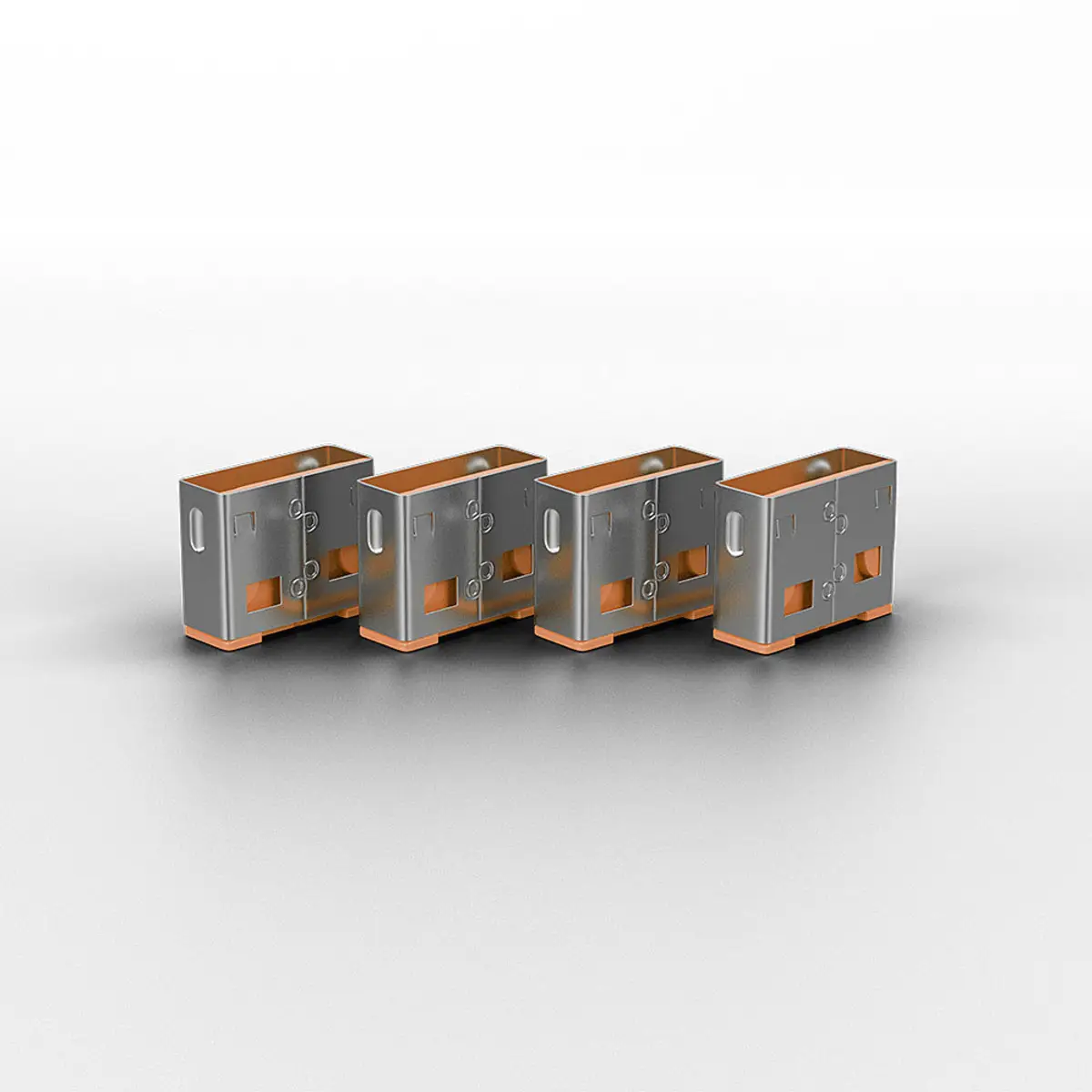 USB Port Schloss mit Schlüssel: Code Orange