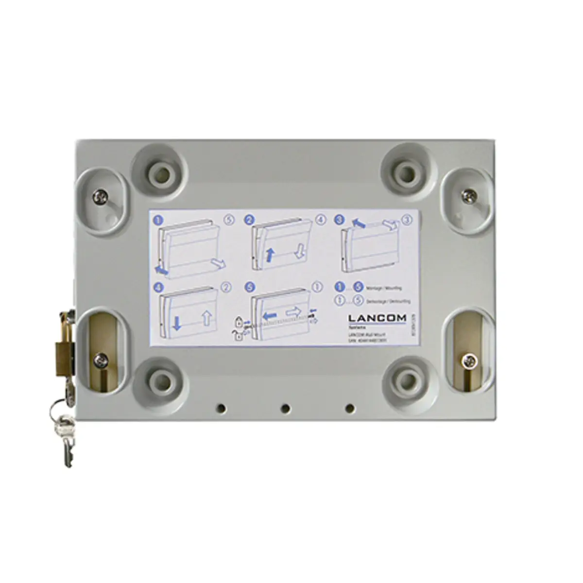 Wandhalterung von Indoor Access Point und WLAN Router weiß