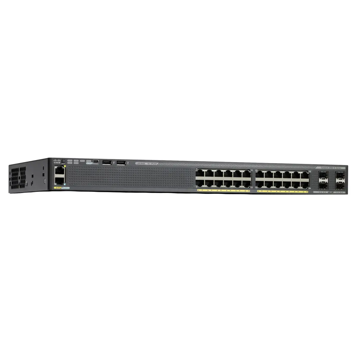 Catalyst 2960-X Gigabit Ethernet Switch, 24ports + 4x1G xSFP
