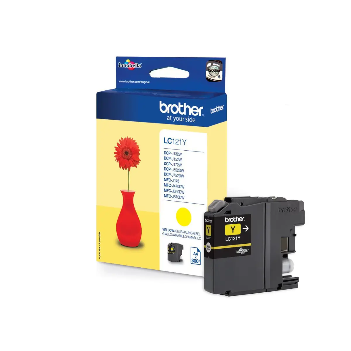 Bredher Ink Cartridge LC-121Y yellow