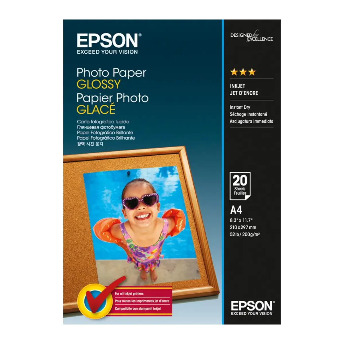 Fotopapier glänzend 210x297mm 20 Blatt