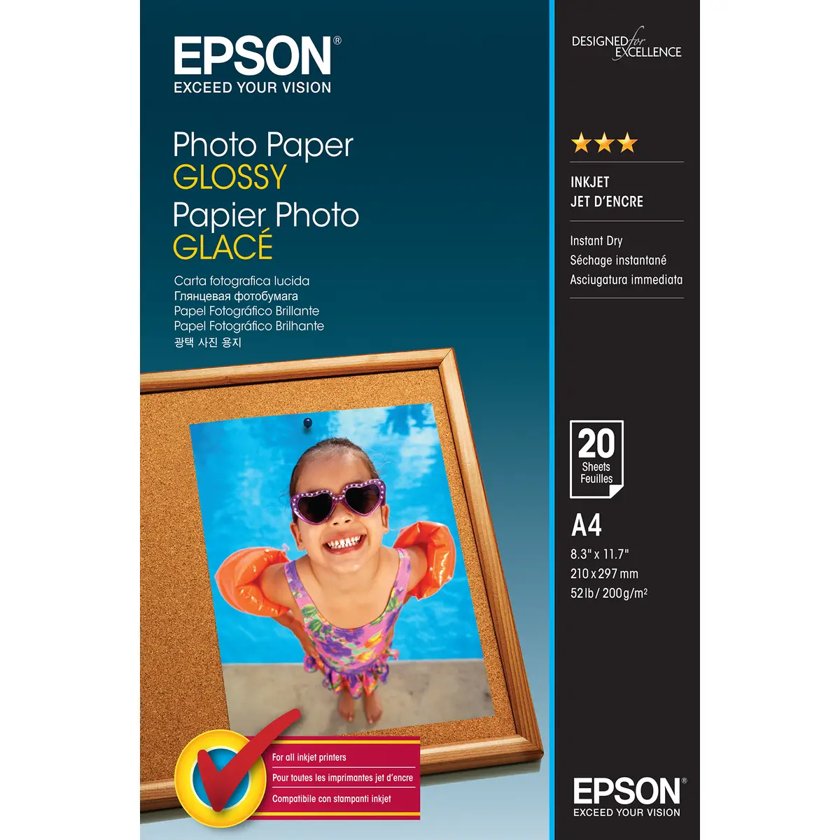 Fotopapier glänzend 210x297mm 20 Blatt