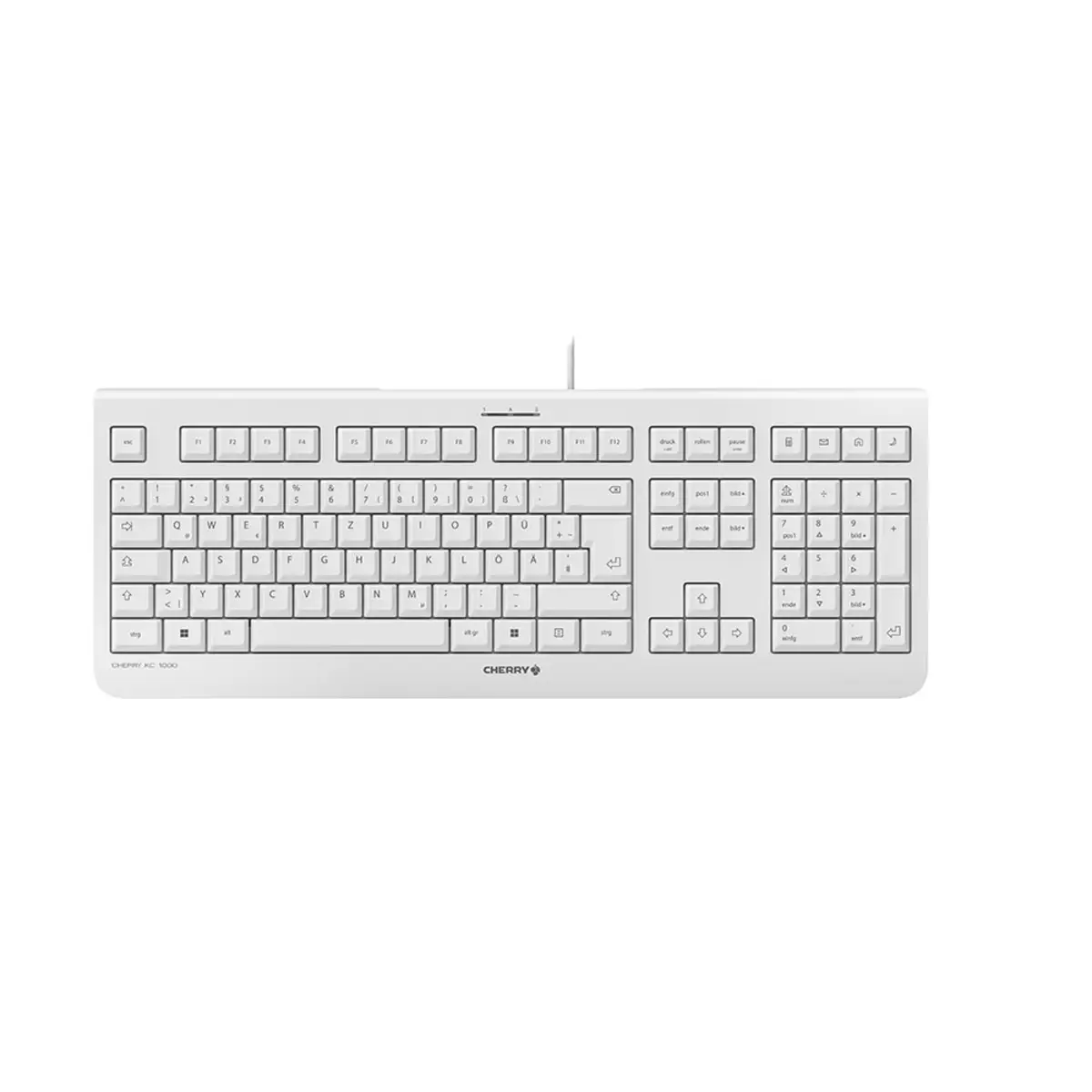 keyboard KC 1000USB grey keyboard-Layout german