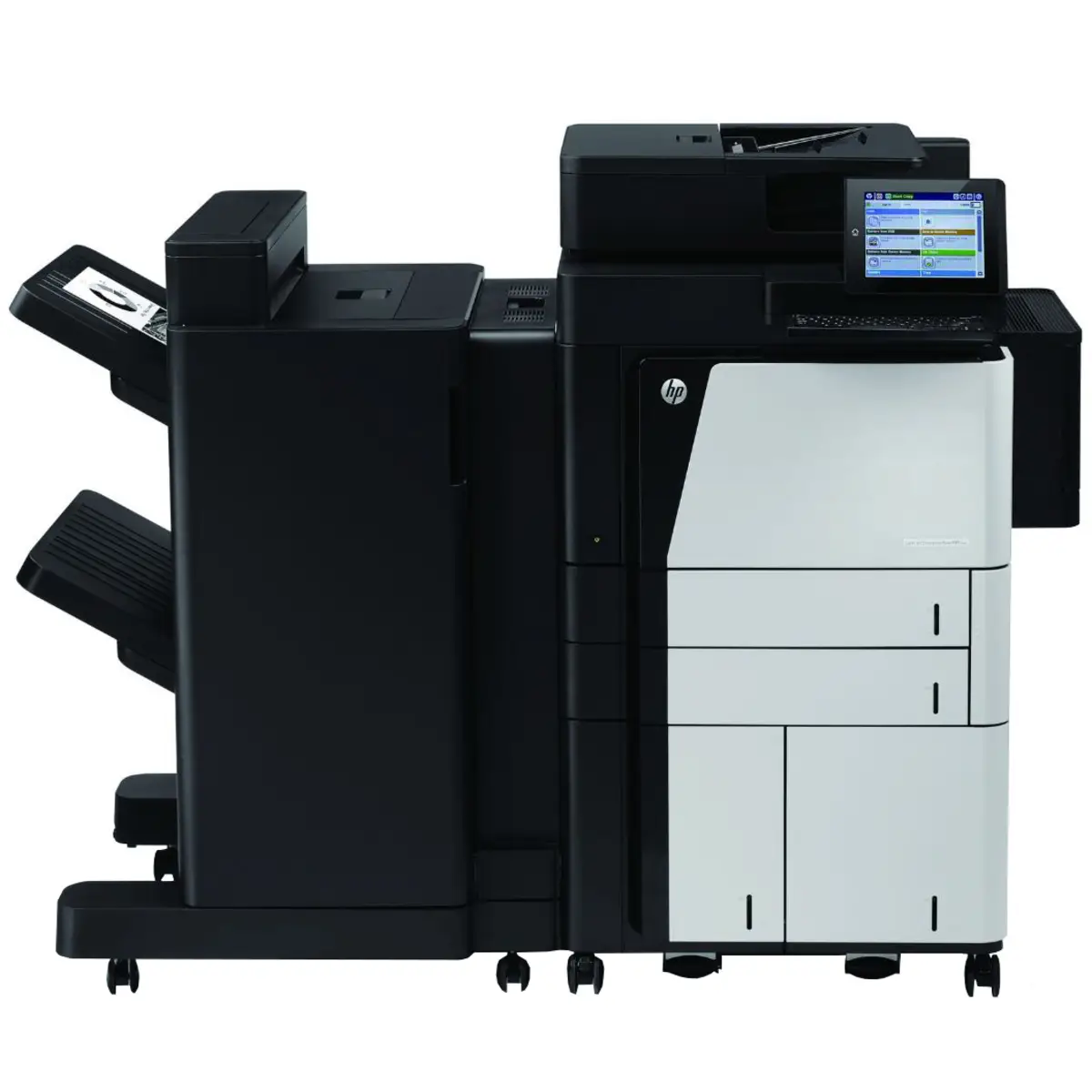 LaserJet Enterprise M830z, All-in-One Printer/Copier/Scanner/Fax, Laser printer, print: 1200x1200dpi, 56ppm, copy: 600x600dpi, 25-400%, scan: 600x600dpi, fax: 33,6Kbps, speed dial: 100 Numbers, multi-address