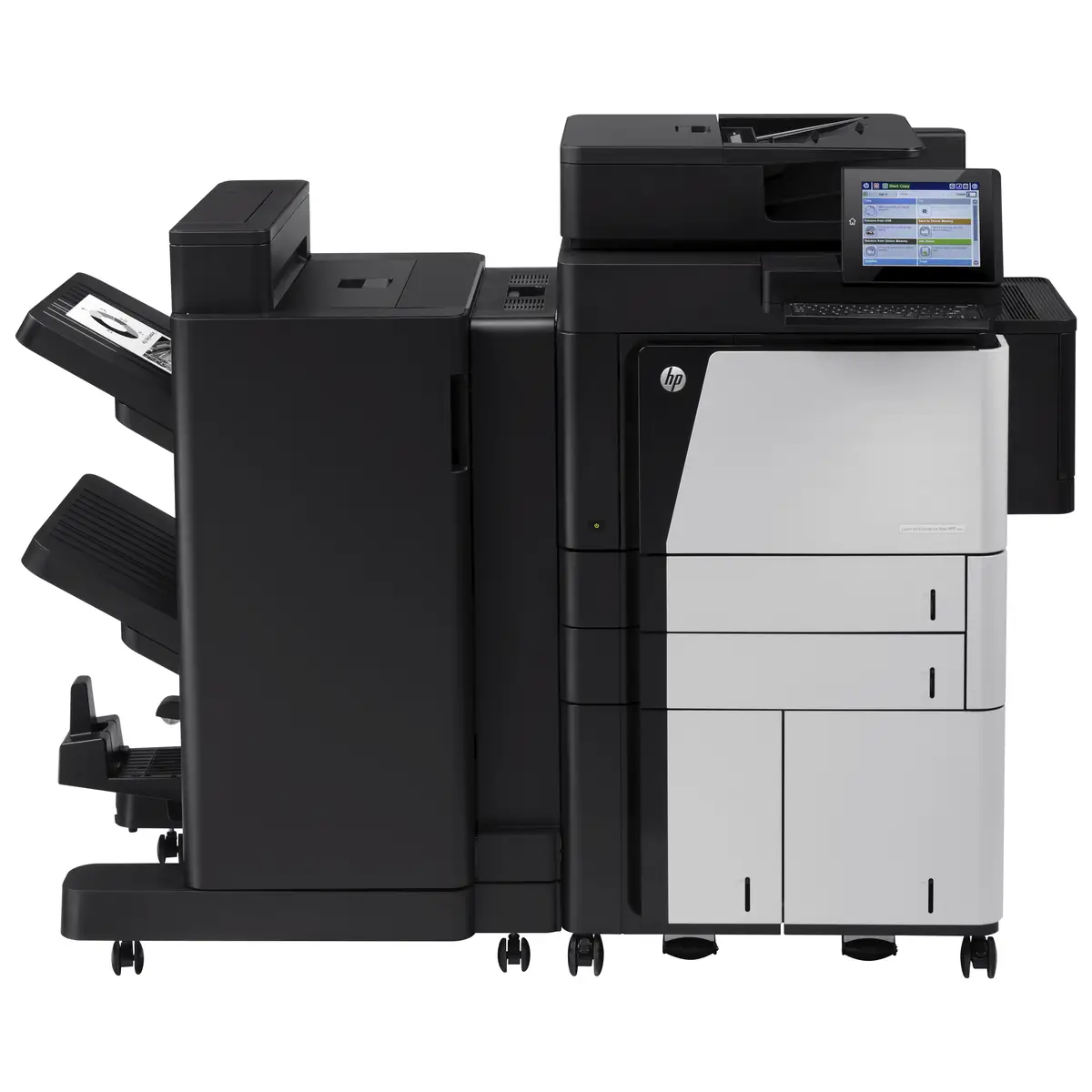 LaserJet Enterprise M830z, All-in-One Printer/Copier/Scanner/Fax, Laser printer, print: 1200x1200dpi, 56ppm, copy: 600x600dpi, 25-400%, scan: 600x600dpi, fax: 33,6Kbps, speed dial: 100 Numbers, multi-address