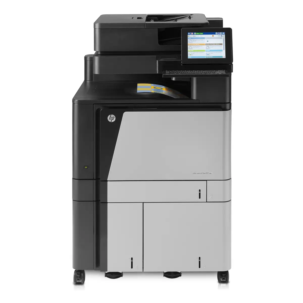Color LaserJet Enterprise M880z+, All-in-One, Printer/Copier/Scanner/Fax, color laser printing, print: 1200x1200dpi, 46ppm b/w, 46ppm colored, copy: 25-400%, scan: 600x600dpi, fax: 33,6Kbps, speed Dial: 100
