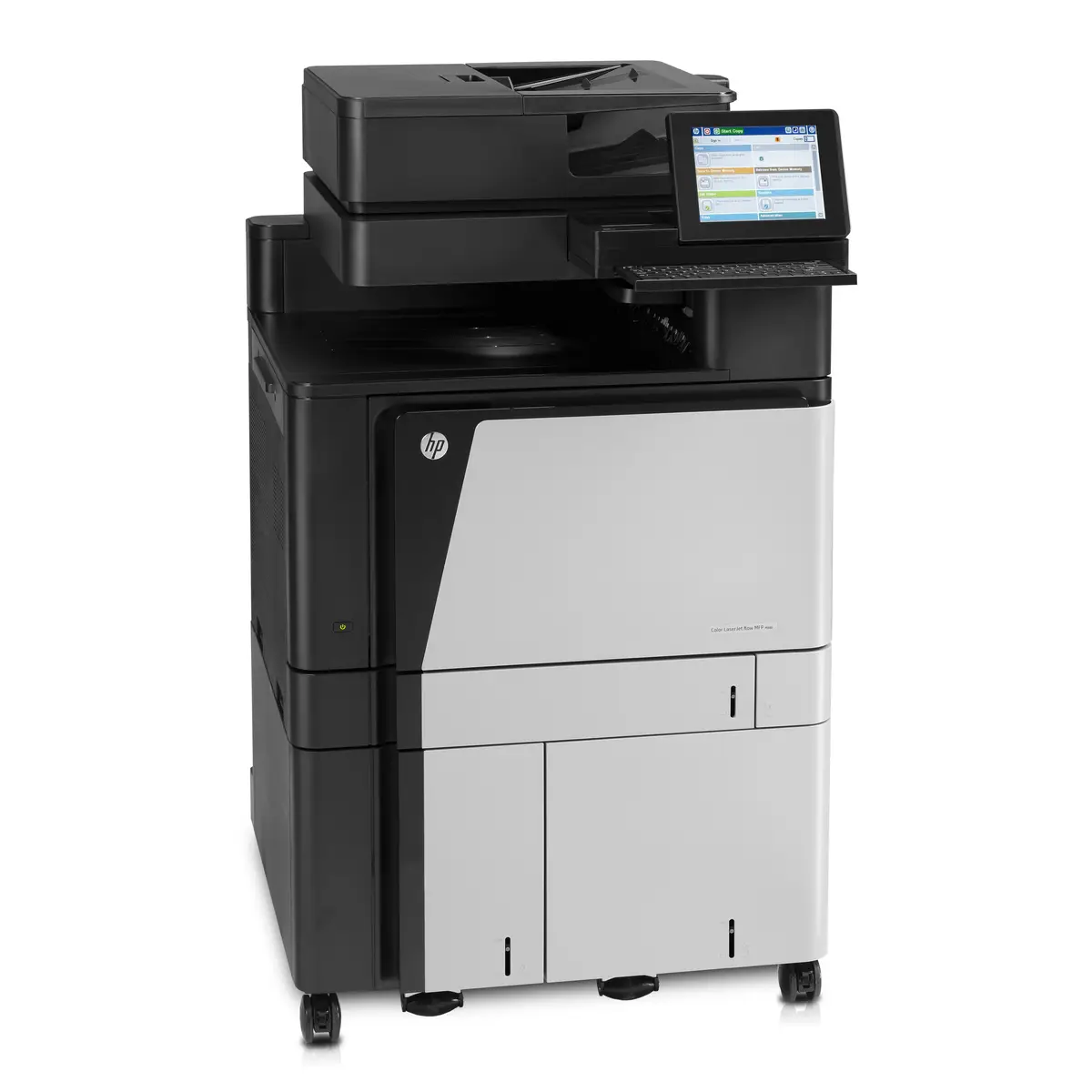 Color LaserJet Enterprise M880z+, All-in-One, Printer/Copier/Scanner/Fax, color laser printing, print: 1200x1200dpi, 46ppm b/w, 46ppm colored, copy: 25-400%, scan: 600x600dpi, fax: 33,6Kbps, speed Dial: 100