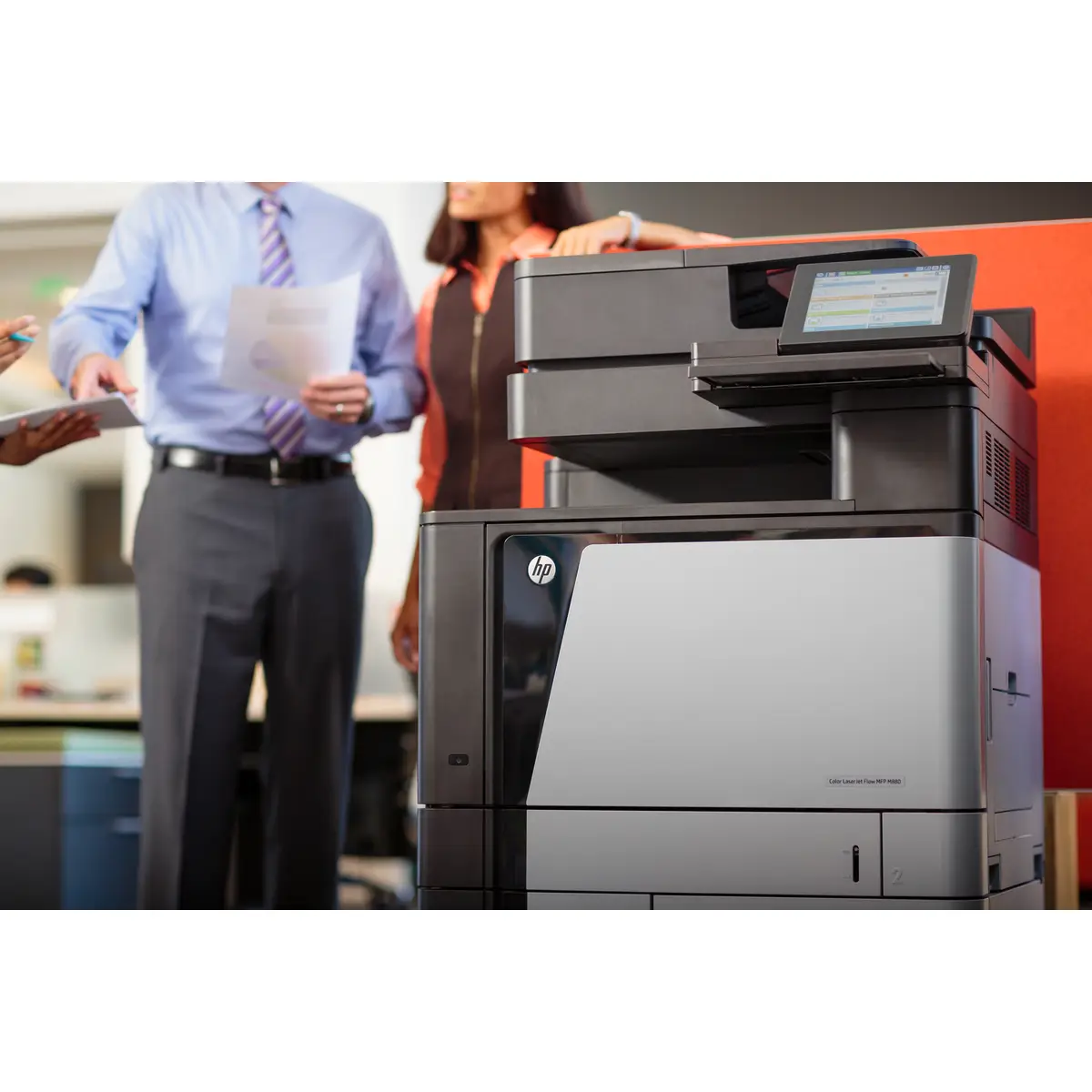 Color LaserJet Enterprise M880z+, All-in-One, Printer/Copier/Scanner/Fax, color laser printing, print: 1200x1200dpi, 46ppm b/w, 46ppm colored, copy: 25-400%, scan: 600x600dpi, fax: 33,6Kbps, speed Dial: 100