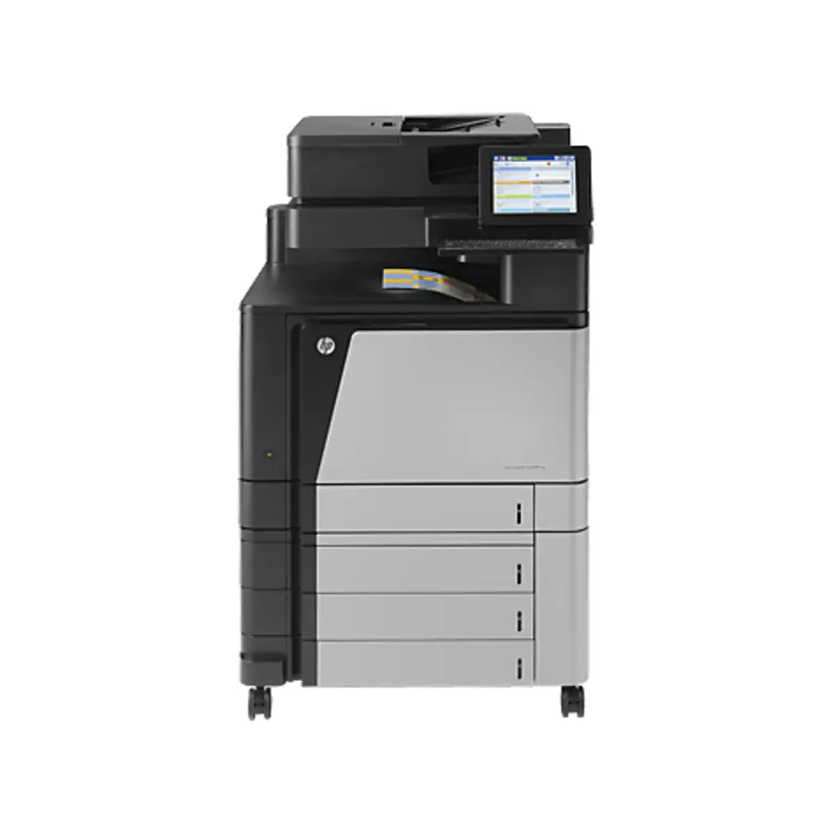 Laserjet Color M880z, All-in-One, Printer/Copier/Scanner/Fax, color laser printing, print: 1200x1200dpi, 46ppm b/w, 46ppm colored, copy: 25-400%, scan: 600dpi, fax: 33,6Kbps, speed Dial: 100 numbers, USB/Gig