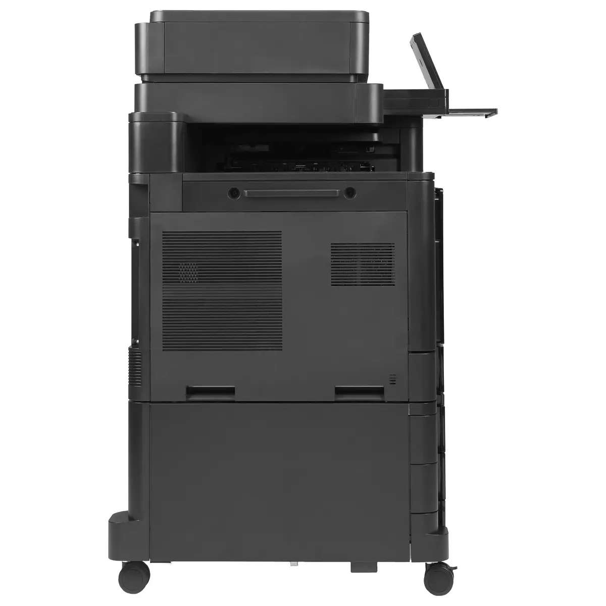 Laserjet Color M880z, All-in-One, Printer/Copier/Scanner/Fax, color laser printing, print: 1200x1200dpi, 46ppm b/w, 46ppm colored, copy: 25-400%, scan: 600dpi, fax: 33,6Kbps, speed Dial: 100 numbers, USB/Gig