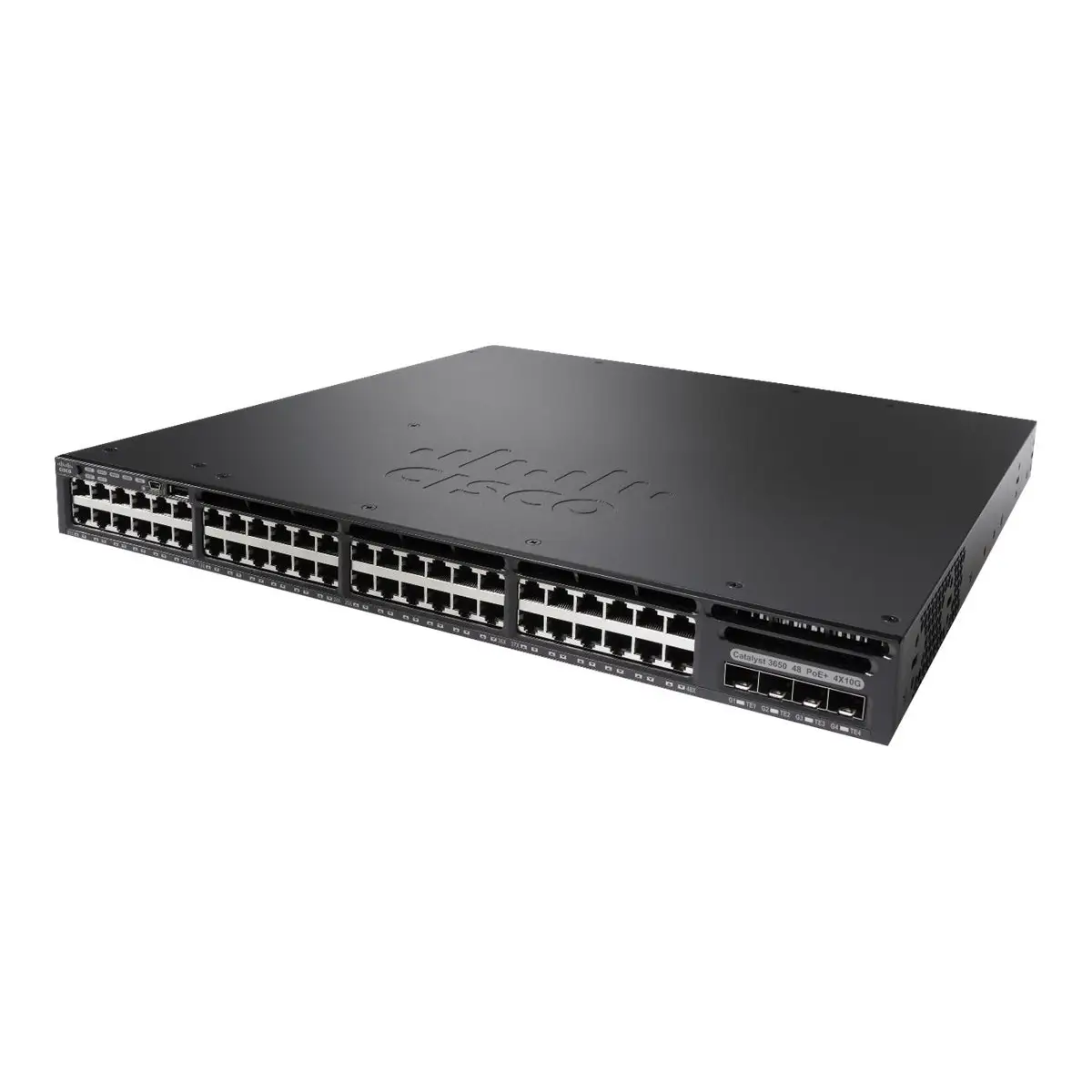 Catalyst 3650 Switch managed 48x10/100/1000 (PoE+) +2xGigabit SFP+ Desktop an Rack montierbar PoE+