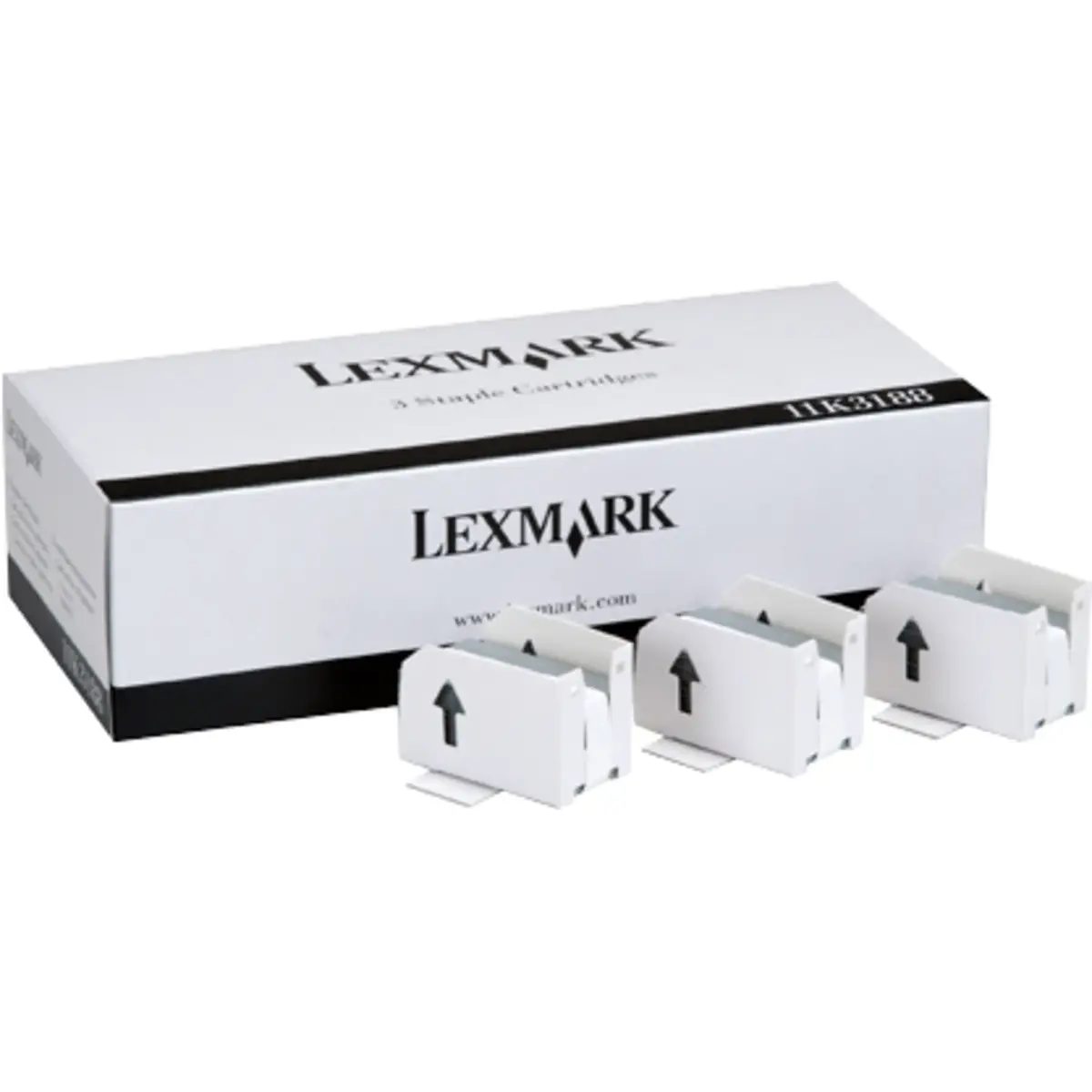 Heftklammerkassette Optra T620/622/C910 3 Kassetten ¹ 3.000 Kl.