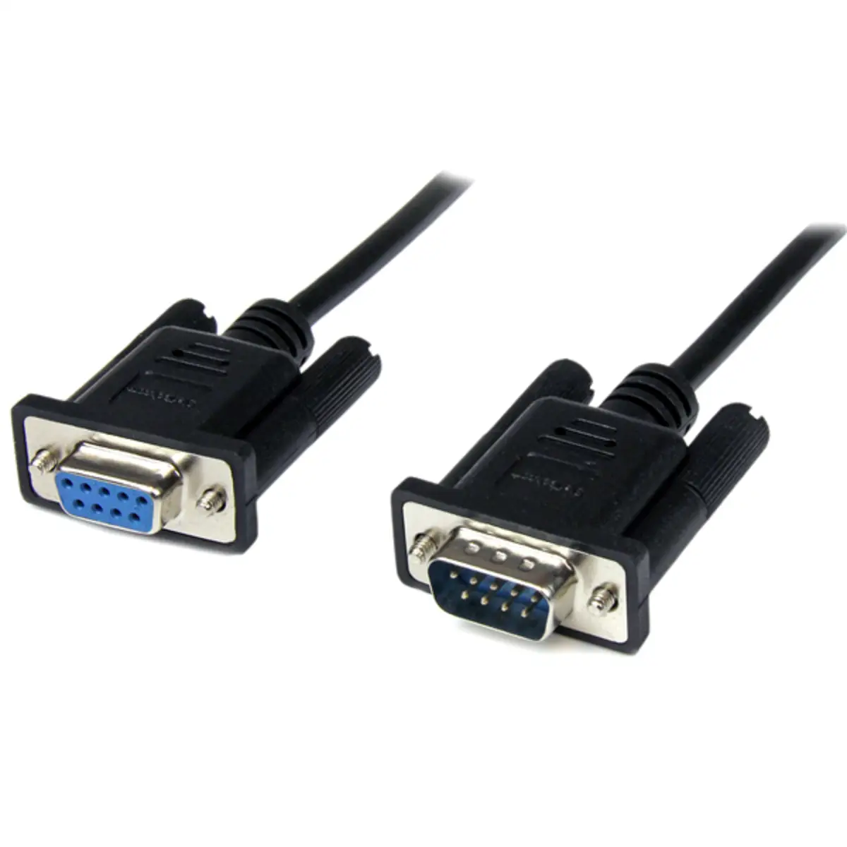 StarTech serial Nullmodemcable plug/socket black 2m