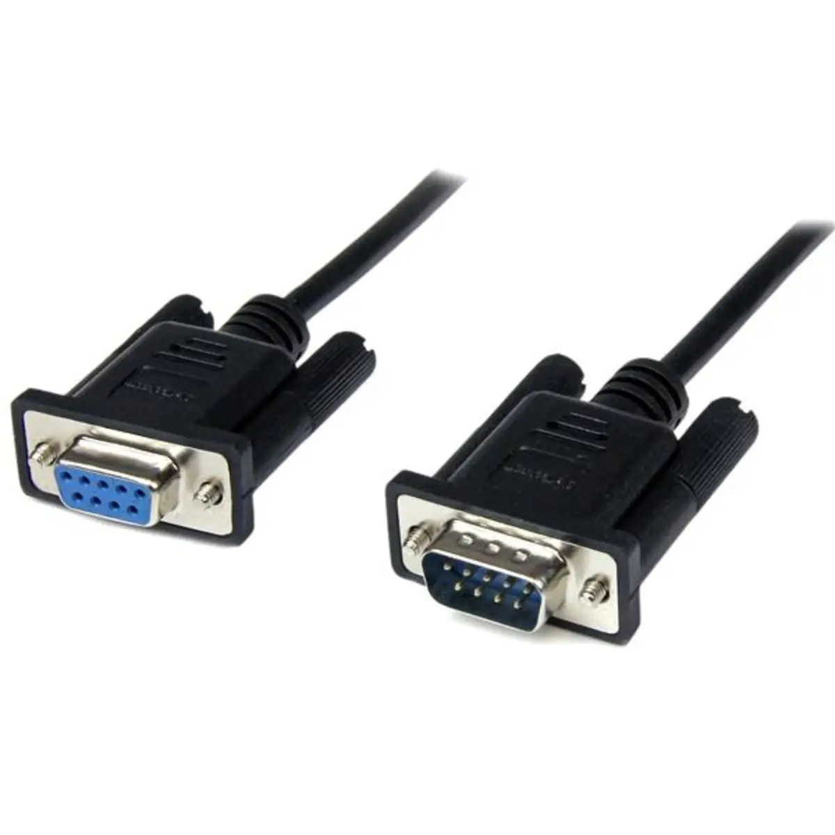StarTech serial Nullmodemcable plug/socket black 2m