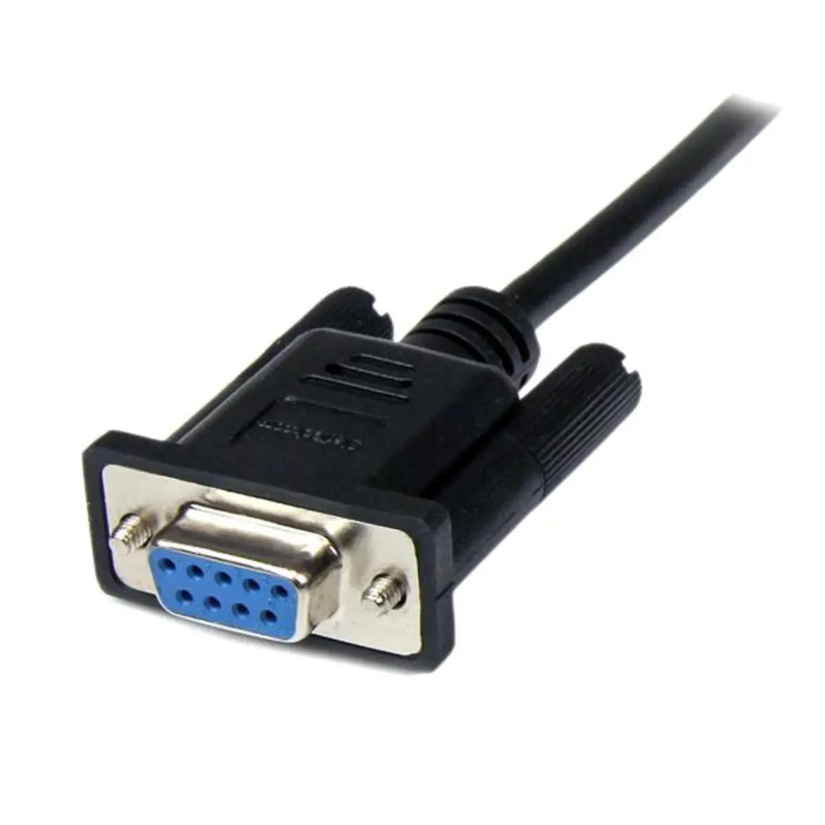 StarTech serial Nullmodemcable plug/socket black 2m