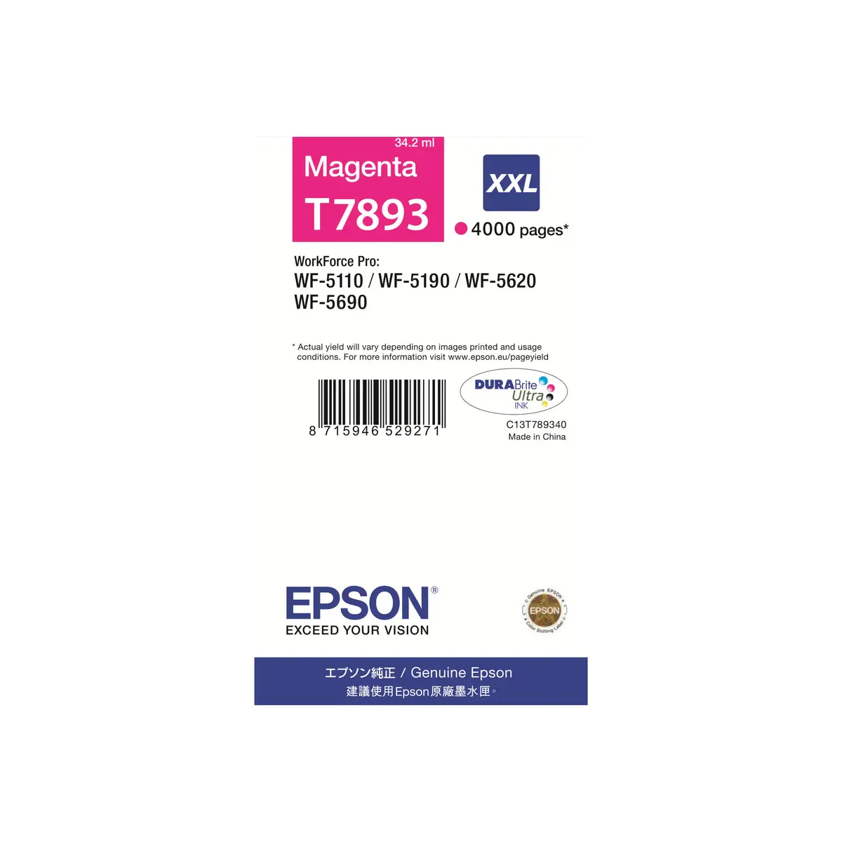 Tinte T789340 34,2ml magenta