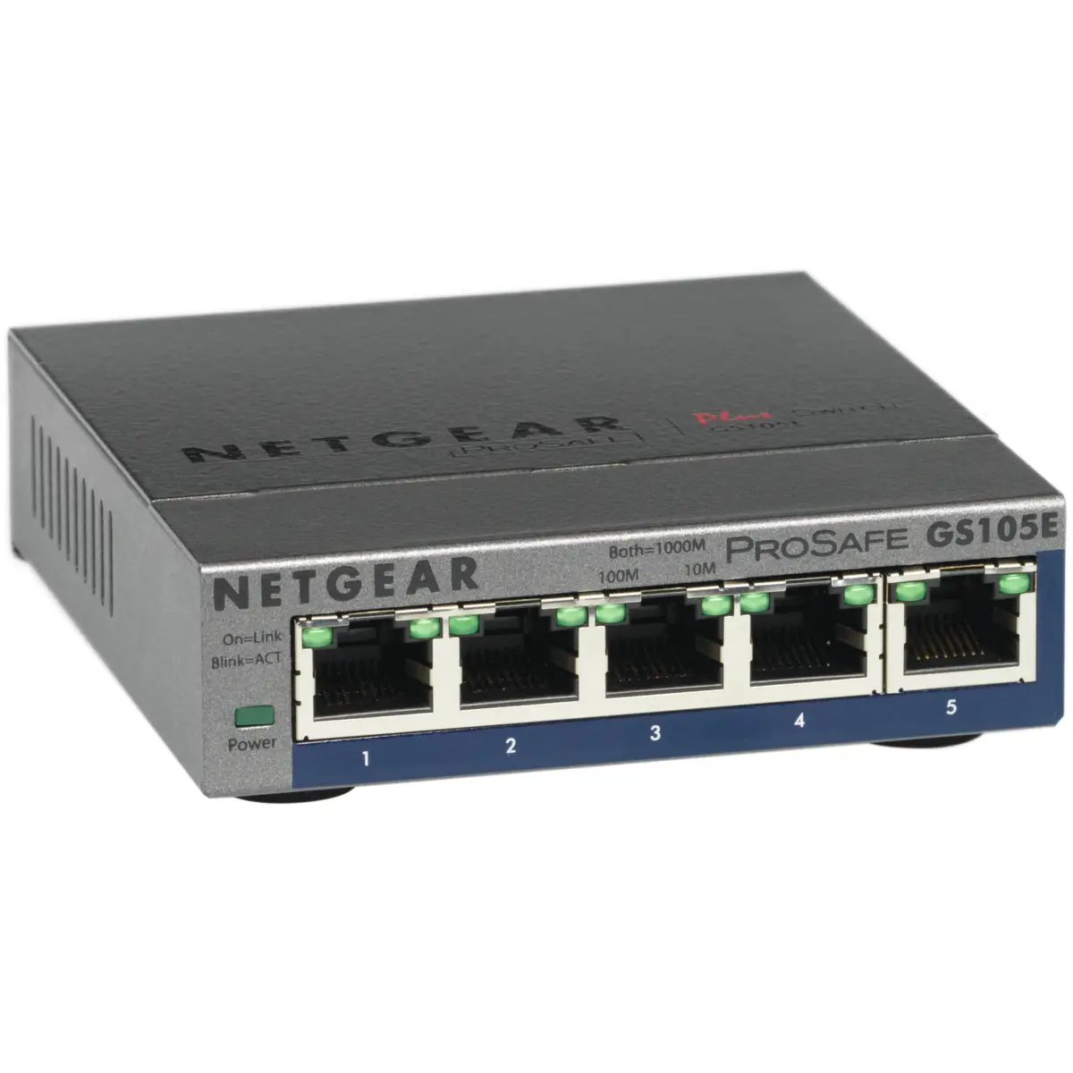 ProSafe Plus GS105Ev2 Gigabit Ethernet Switch 5x10/100/1000