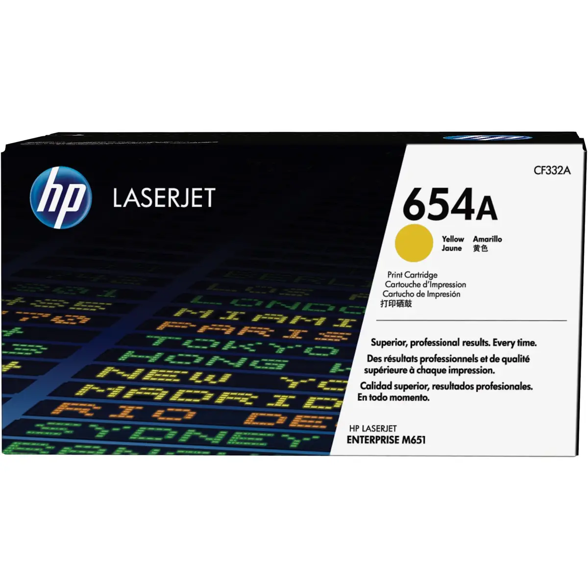 Toner 654A ca. 15000 Seiten gelb