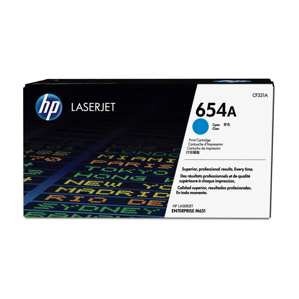Toner 654A ca. 15000 Seiten cyan