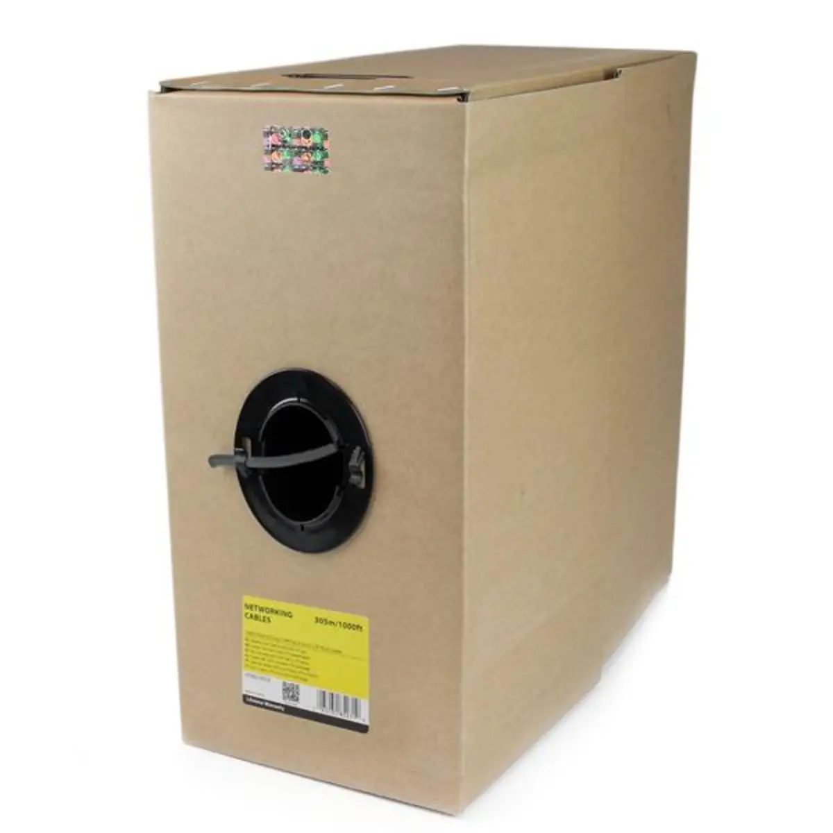 Patchkabel RJ-45 U/UTP Cat6 grau 304,9m Rolle