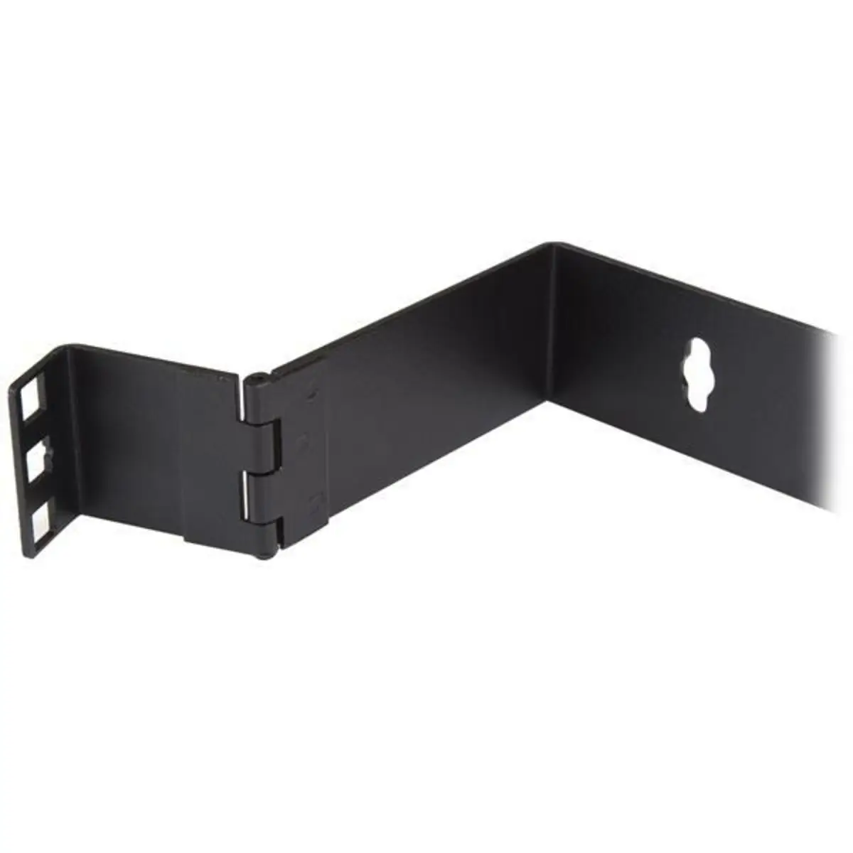 1 HE 19" Patchpanel Halteung mit Scharnier zur Wandmontage