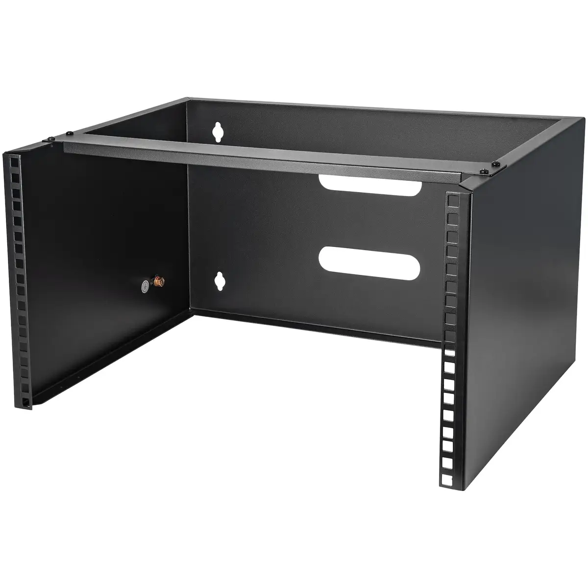 Wandhalterung für Patchpanel 6HE 30cm schwarz