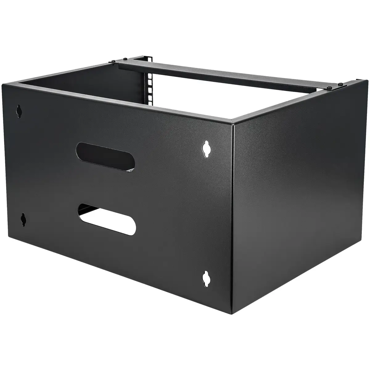 Wandhalterung für Patchpanel 6HE 30cm schwarz