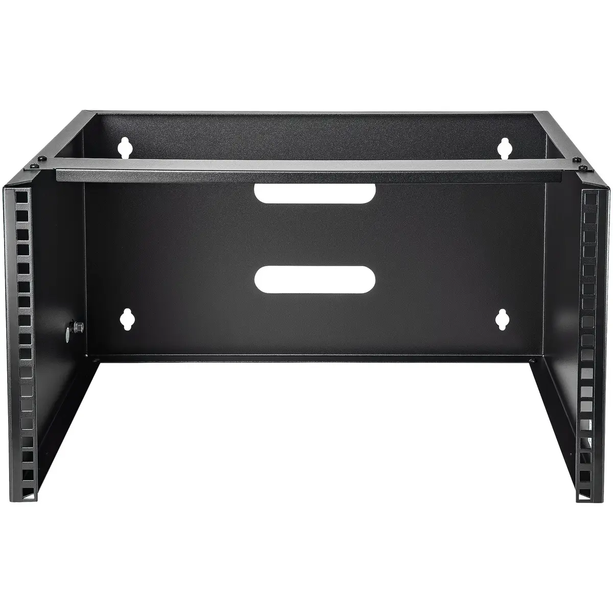 Wandhalterung für Patchpanel 6HE 30cm schwarz