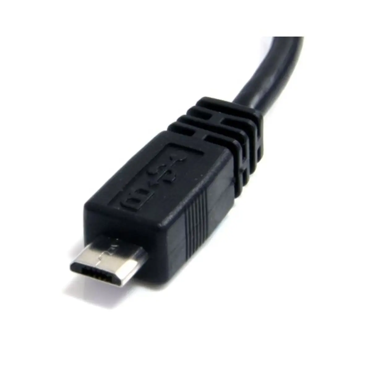 USB 2.0 Kabel Micro-USB/USB Stecker/Stecker Schwarz 0,15 m