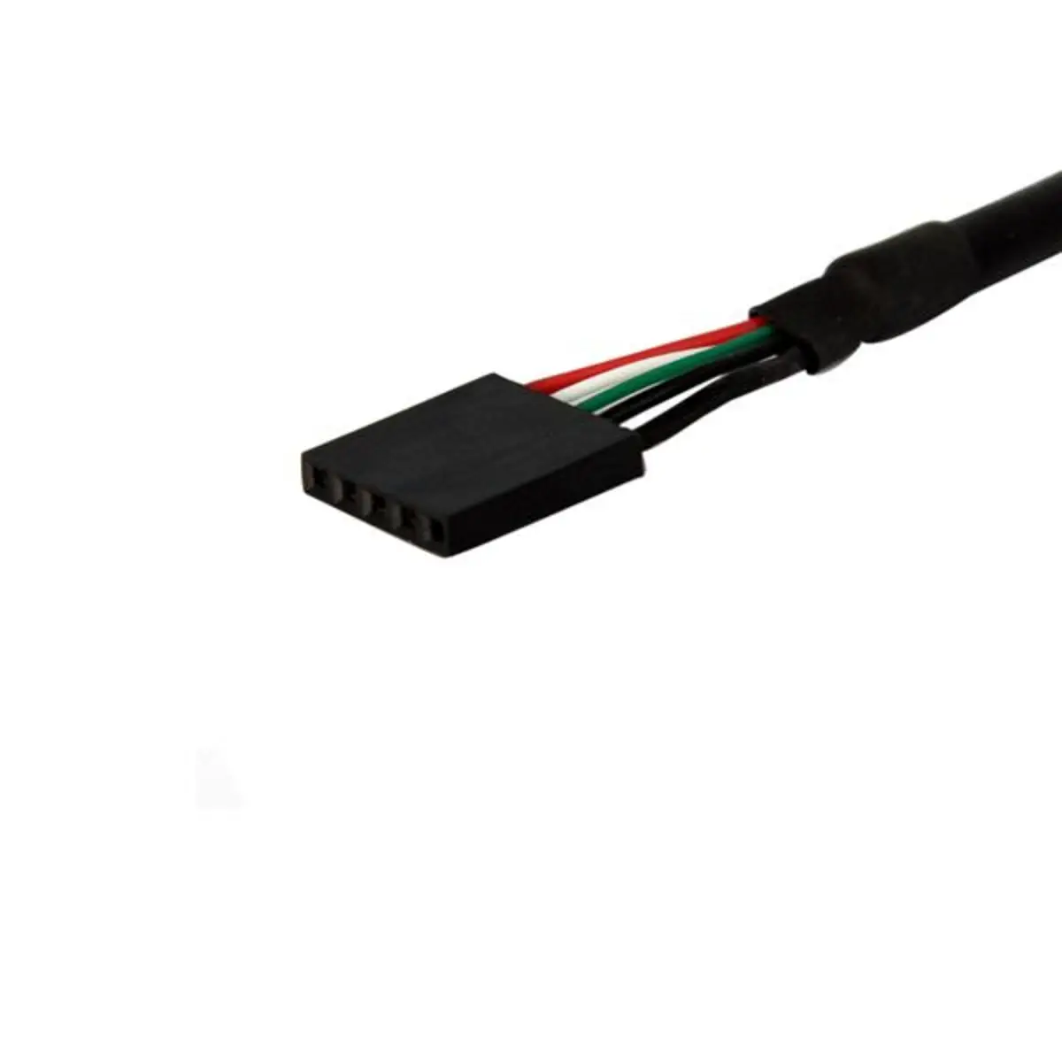 USB Blendenmontage Kabel USA-A/5-poligerUSB Buchse/Buchse Schwarz 0,30m