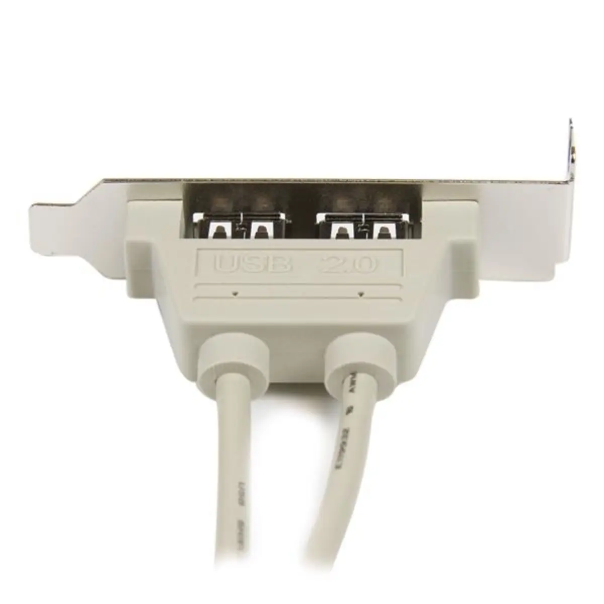 2-Port USB 2.0 Low Profile Slotblech