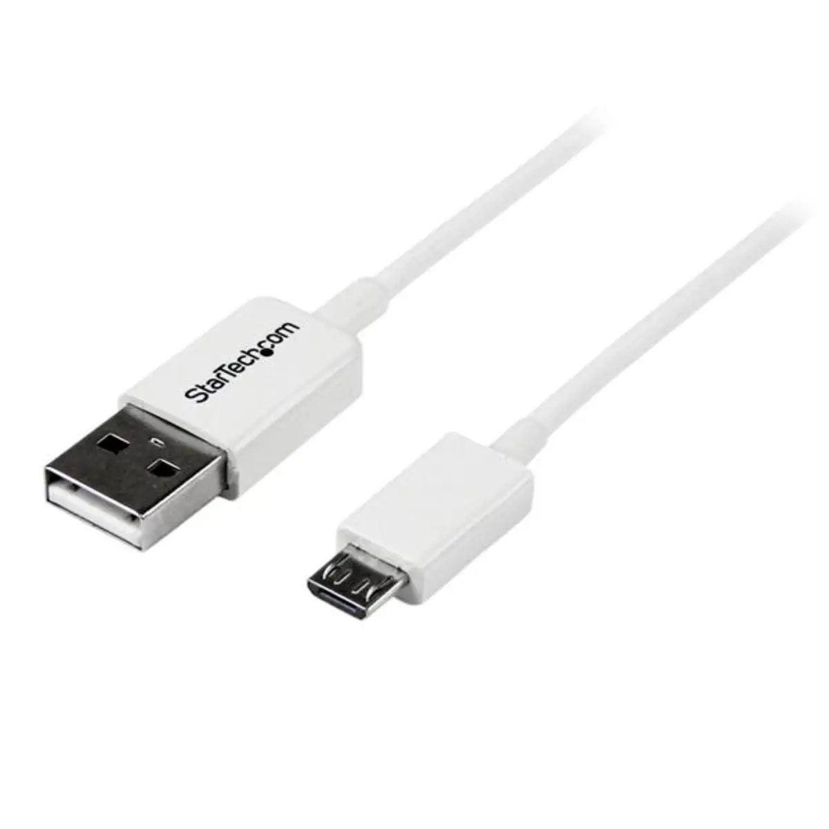 USB 2.0 Micro USB Kabel A/Micro B Stecker/Stecker weiß 2m