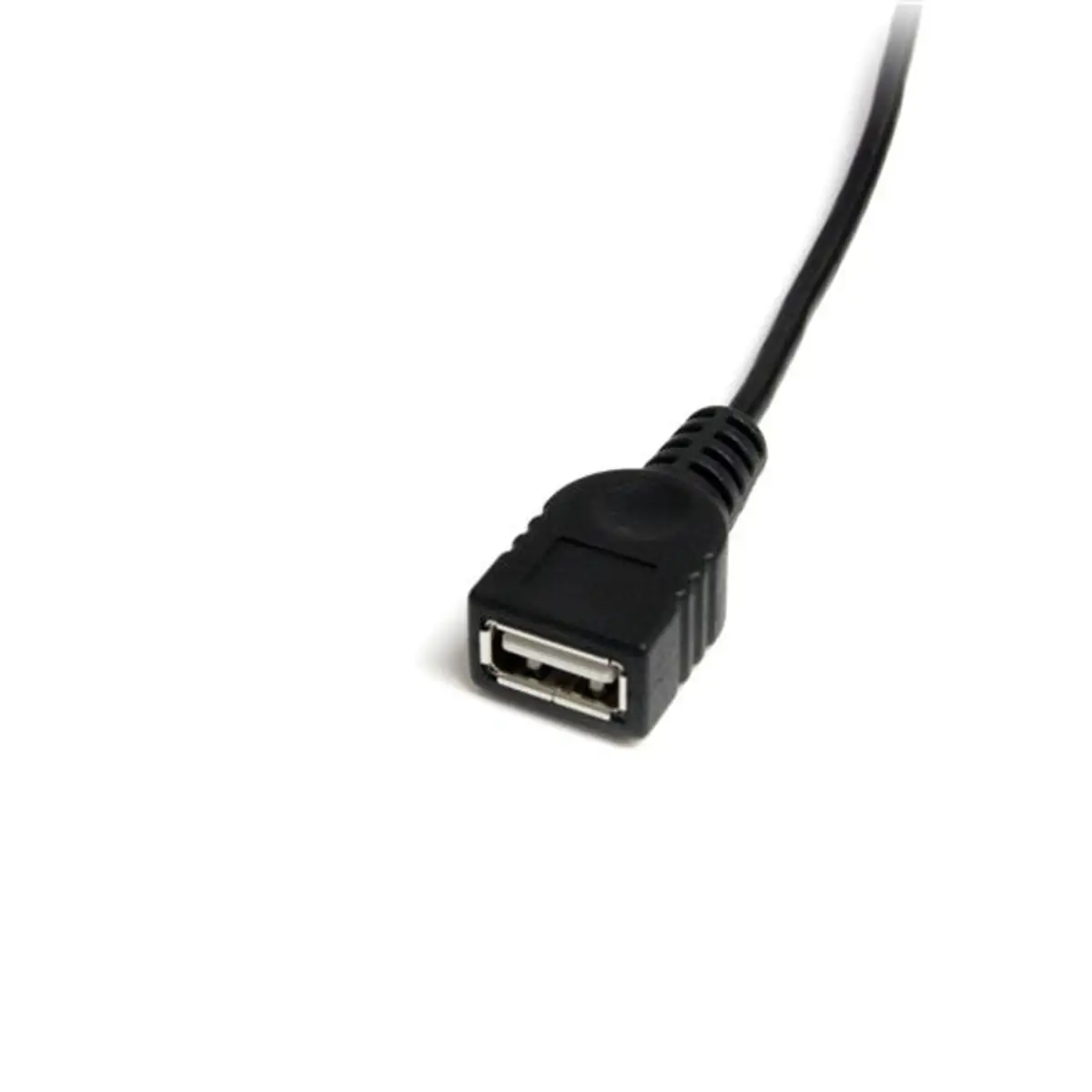 Mini USB 2.0 Kabel USB-A/MiniUSB Stecker/Buchse Schwarz 0,30m