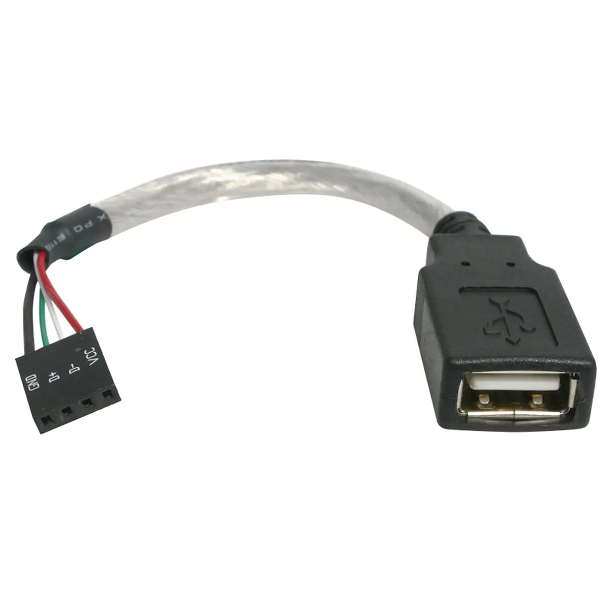 USB Kabel USB-A/4-Pin-USB-Header Buchse/Buchse 0,15m