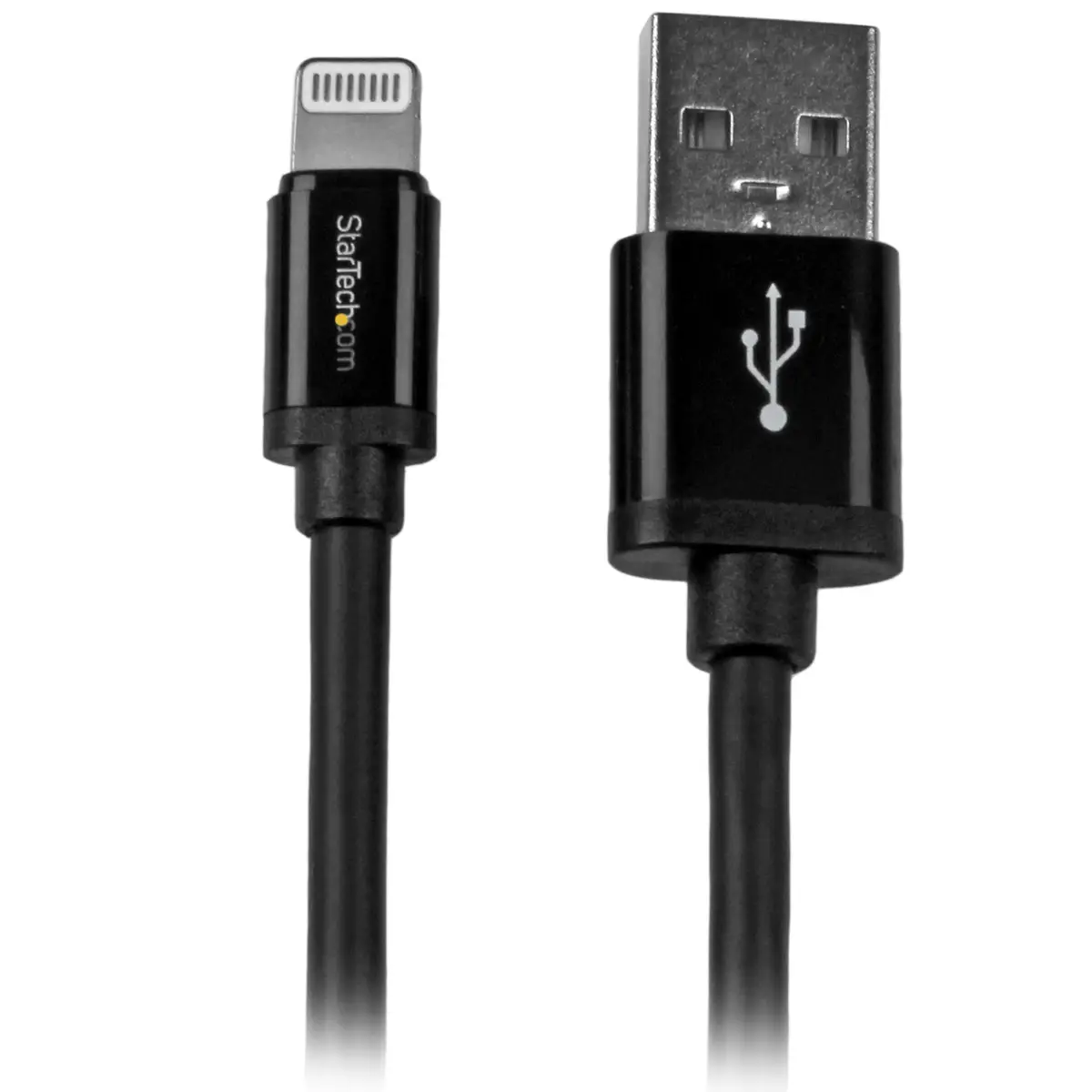 USB Kabel für iPhone Lightning/USB-A Männlich/Männlich Schwarz 2m