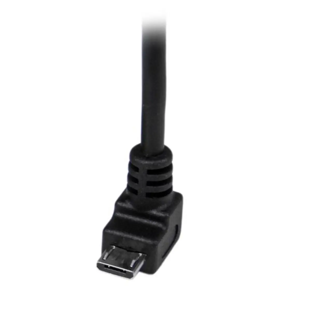 StarTech USB 2.0 cable A/Micro B plug/90 Grad plug black 2m