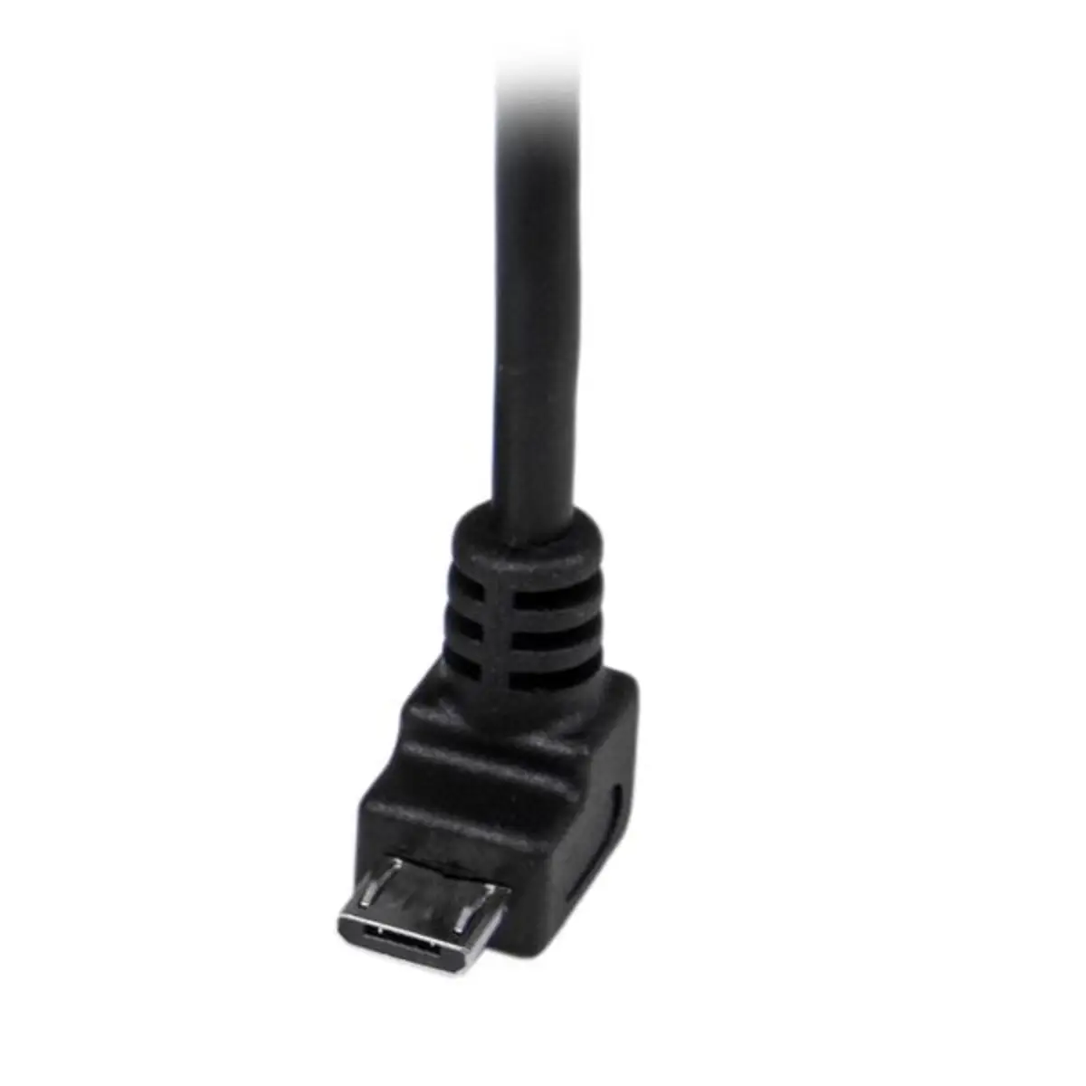 StarTech USB 2.0 cable A/Micro B plug/90 Grad plug black 2m