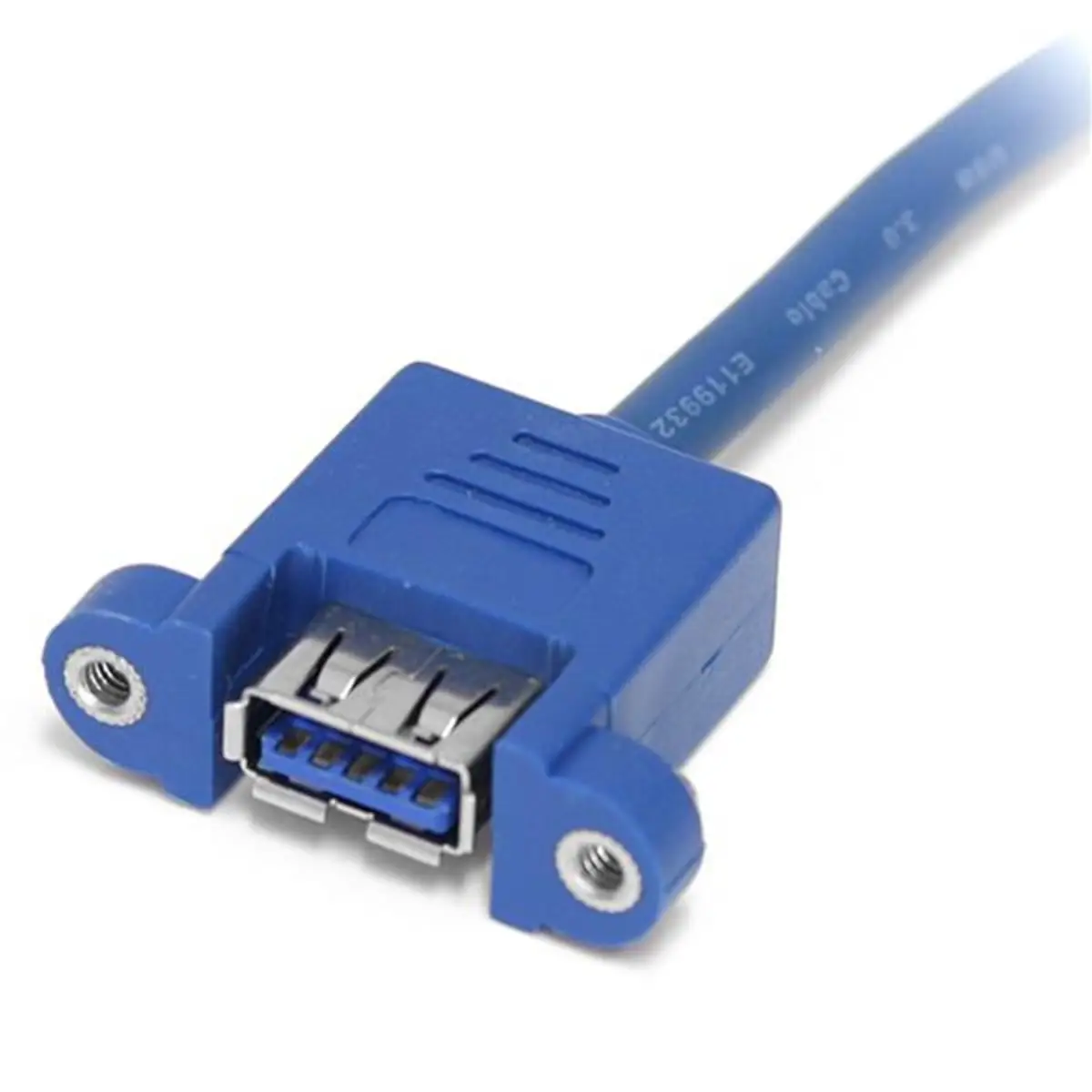 USB Pinheaderkabel 2xUSB-A/IDC Männlich/Weiblich Blau 0,5m