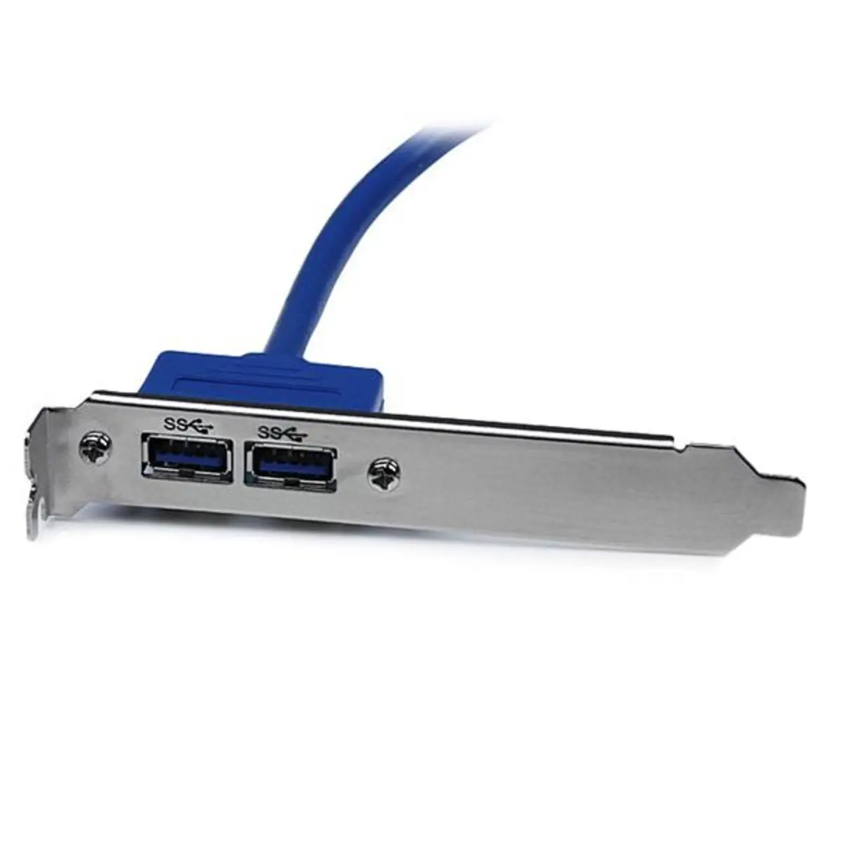 2 Port USB 3.0 A Buchse Slotblech Adapter