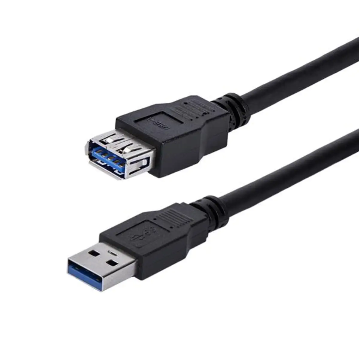 StarTech USB3.0 extensionscable plug/socket black 1m
