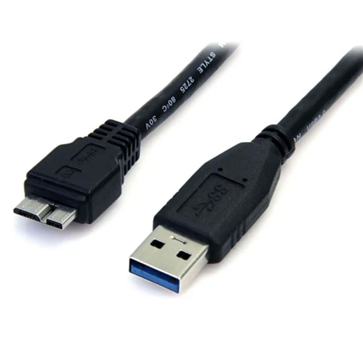 SuperSpeed USB 3.0 Kabel A/Micro B Stecker/Stecker schwarz 0,5m