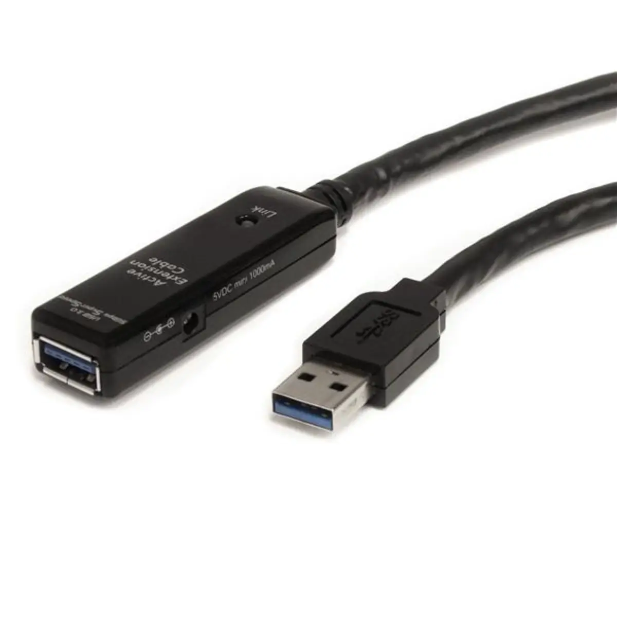 USB Verlängerungskabel USB-3.0/USB-3.0 Männlich/Weiblich Schwarz 3m