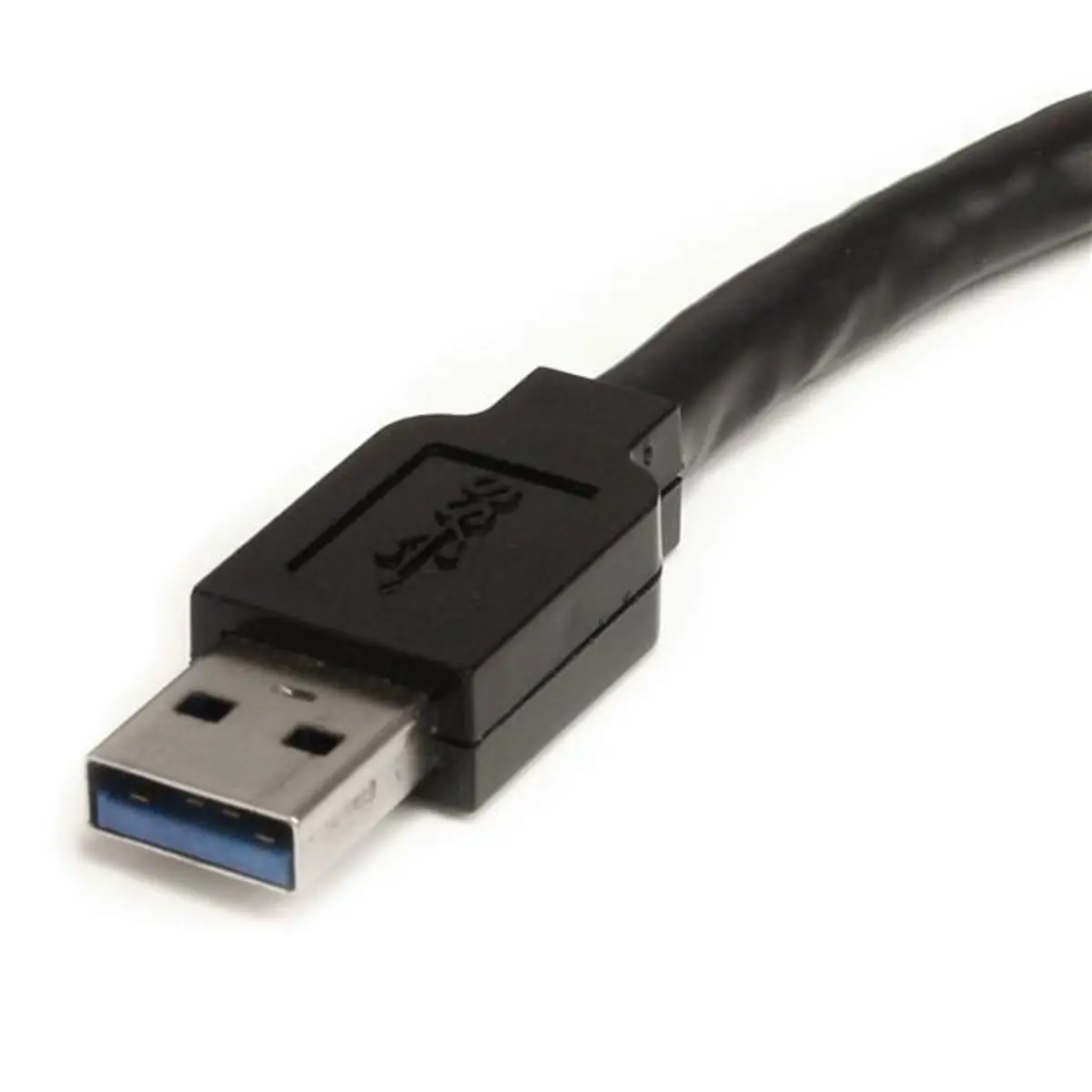 USB Verlängerungskabel USB-3.0/USB-3.0 Männlich/Weiblich Schwarz 10m