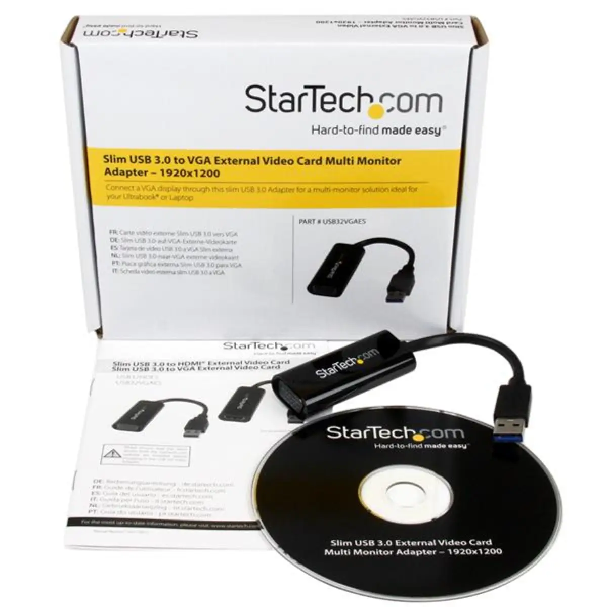 StarTech Slim USB 3.0 to VGA Multi display adaptor