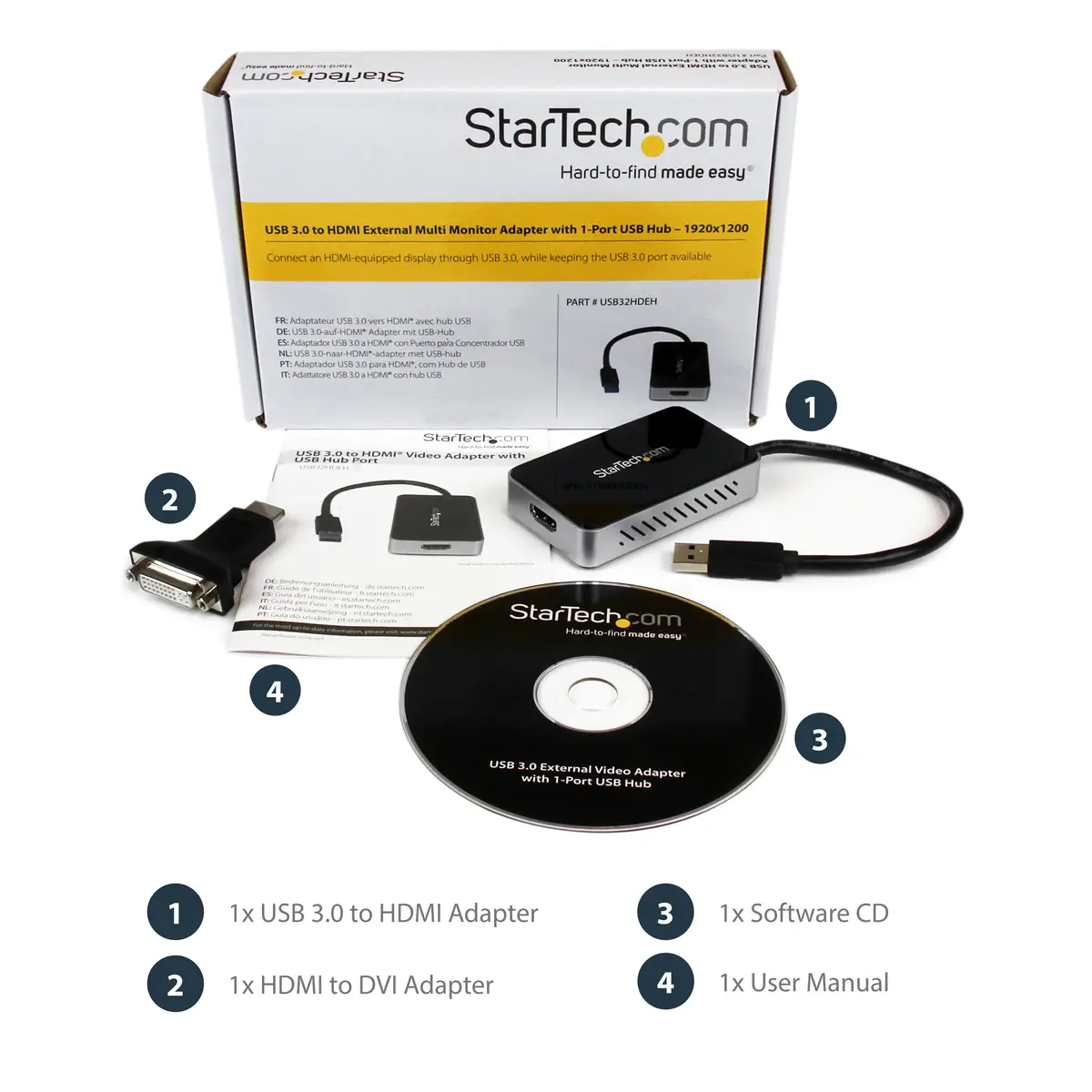 USB 3.0 Super Speed auf HDMI Multi Monitor Adapter