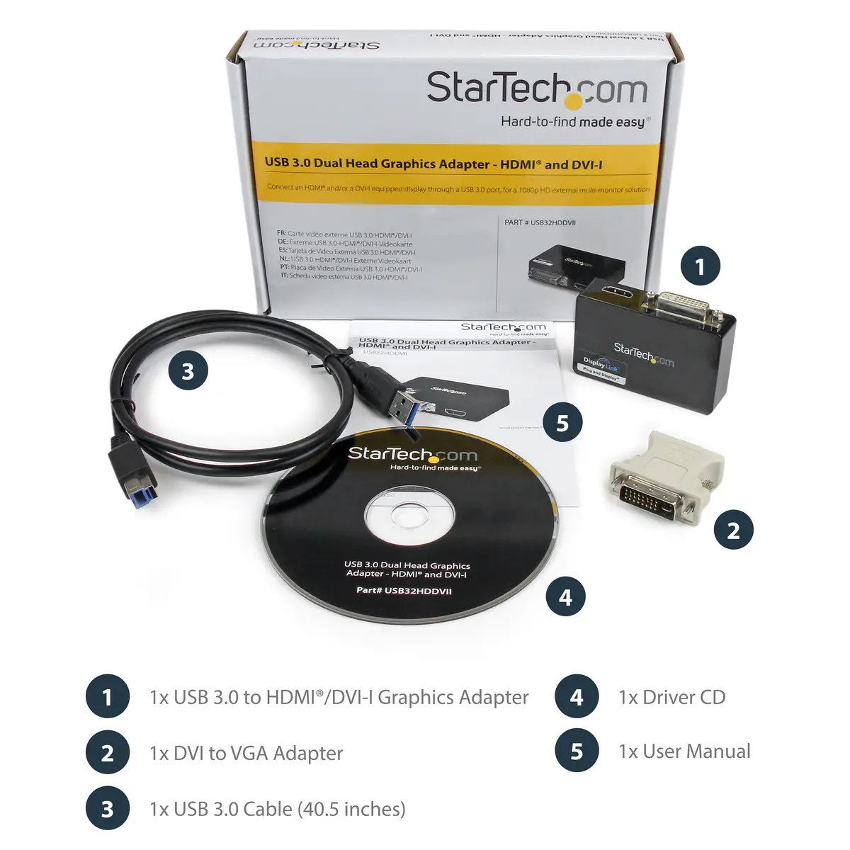 USB 3.0 auf HDMI/DVI Adapter