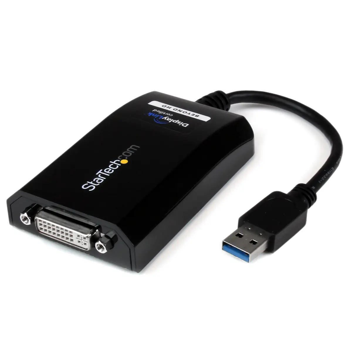 USB 3.0 auf DVI/VGA Adapter Schwarz