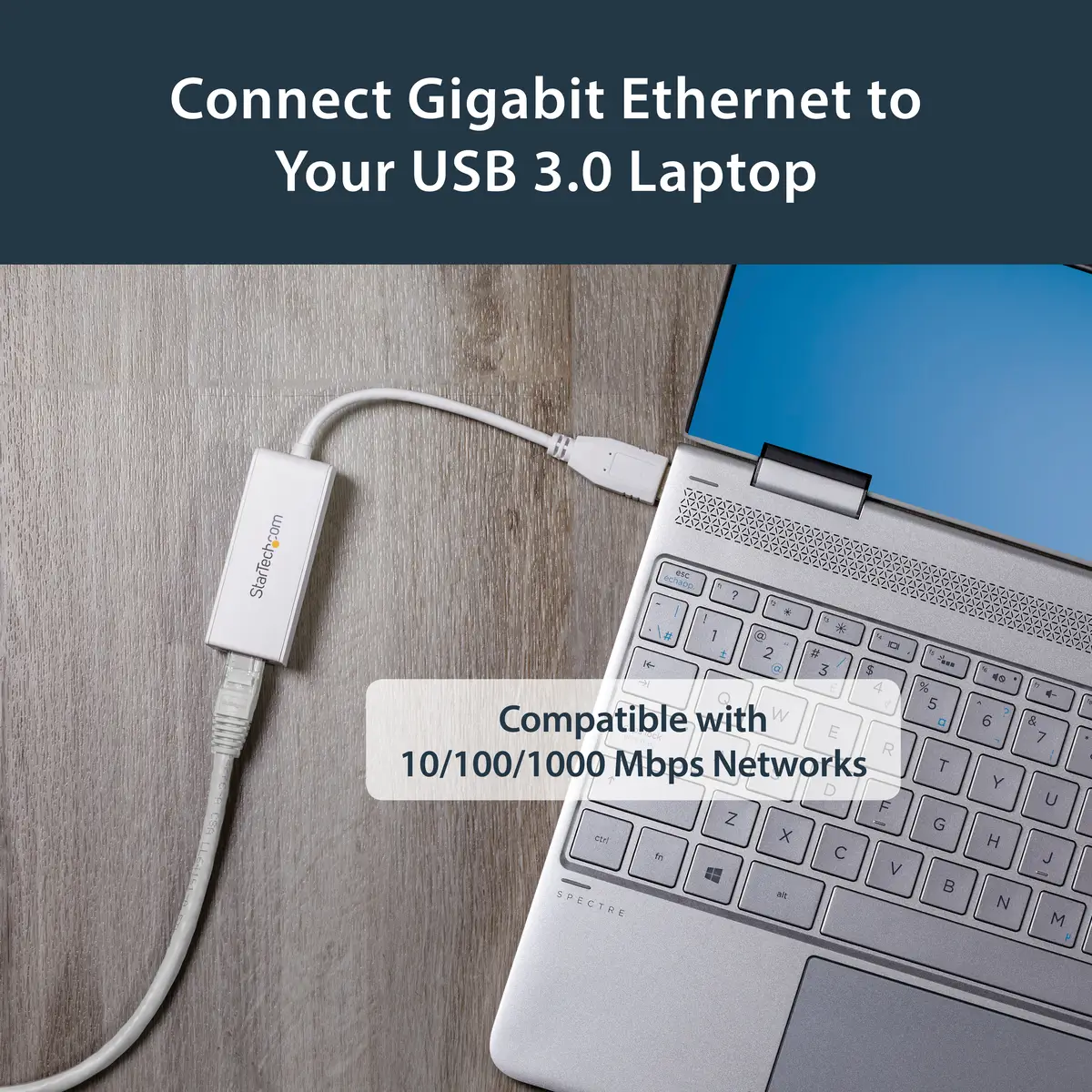 StarTech USB 3.0 to Gigabit Ethernet adaptor white