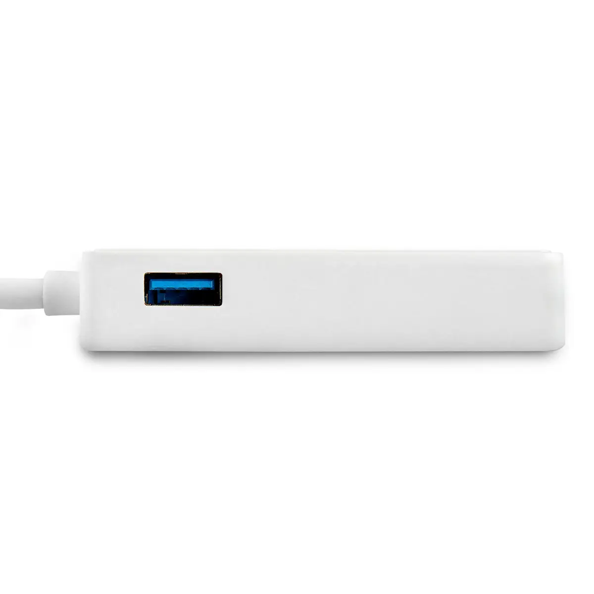 USB 3.0 Gigabit Ethernet LAN Adapter mit USB Port weiß