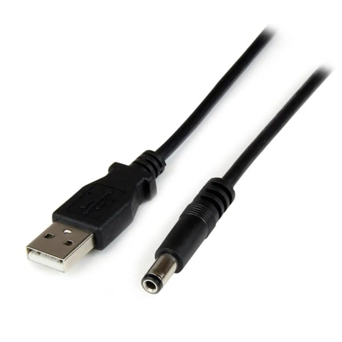 USB auf Typ N Barrel 5V DC Power Kabel schwarz 1m